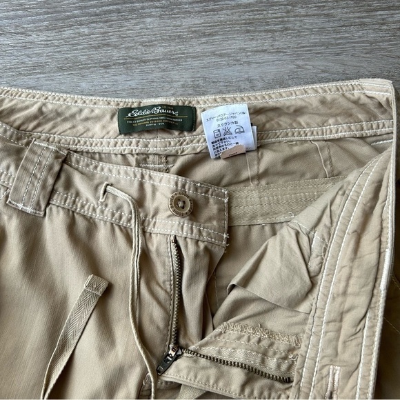 Eddie Bauer Khaki Cargo Capri Pants - Picture 5 of 11